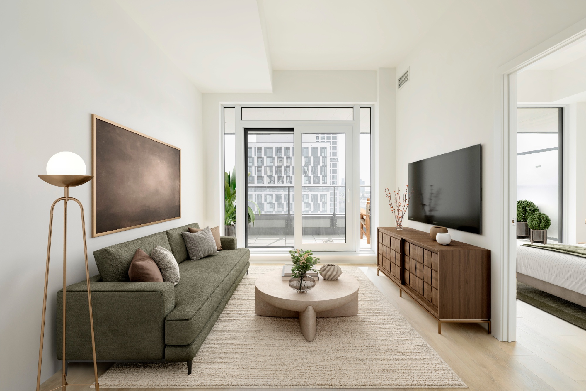 1-Bedroom Living Area
